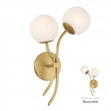 Minka-Lavery 3742-732 - Curven - 2 Light Wall Sconce
