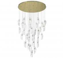 Lib & Co. CA 10169-017-07 - Sorrento, 32 Light LED Grand Chandelier, Clear, Gold Canopy