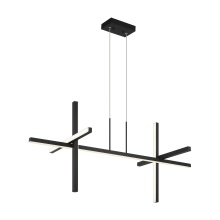 Matteo Lighting C38944MB - Crosley Matte Black Pendant