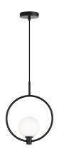Matteo Lighting C71301BKOP - Averley Black Pendant