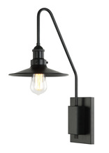 Matteo Lighting S01511BKBK - Bingrahm Black Wall Sconce