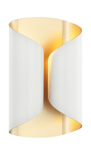 Matteo Lighting S01602WH - Ripcurl White Wall Sconce