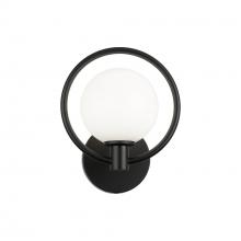 Matteo Lighting W71301BKOP - Averley Black Wall Sconce