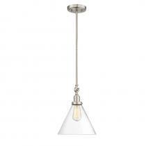 Savoy House Canada 7-9132-1-SN - Drake 1-Light Pendant in Satin Nickel