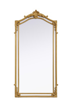 Elegant MR7A3466GF - Madeline 33.5x66 Traditional Mirror in Gold Leaf