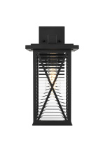 Elegant OD607W15BK - Wall Sconce W7.5"xD8.6"xH15.3" Lt1/E26/60W Black
