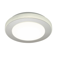 Eglo Canada 95282A - 1 LT Integrated LED Ceiling Light w/ Chrome Finish & White Plastic Diffuser